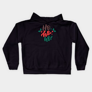 Ho Ho Ho Merry Christmas Kids Hoodie